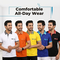 Pack of 5 Designer Half Sleeves Collar T-Shirts With Pocket (5PT30)
